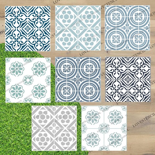 Faux tile stencils - stencils,