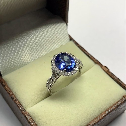Carat oval cut tanzanite - 3,