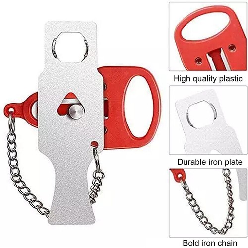 Portable door lock hardware - lock,