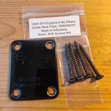 Used 2010 Epiphone By Gibson Made In Indonesia 10092309107 Neckplate &Screws #45