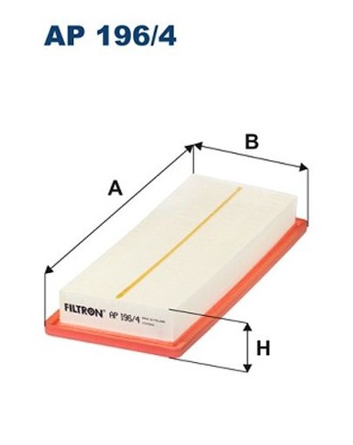Fits filtron 196 - 196/4, air