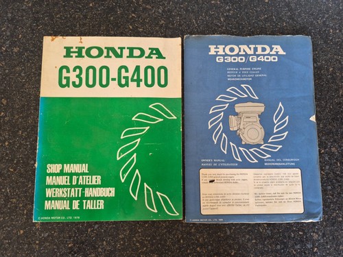 Honda g300 g400 shop - shop, manual
