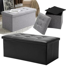 Folding Ottoman Storage Box