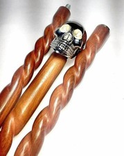 Victorian Solid Brass Skull
