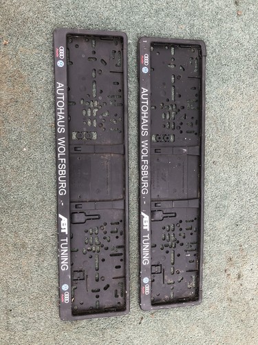 Number plate surrounds - 2x,