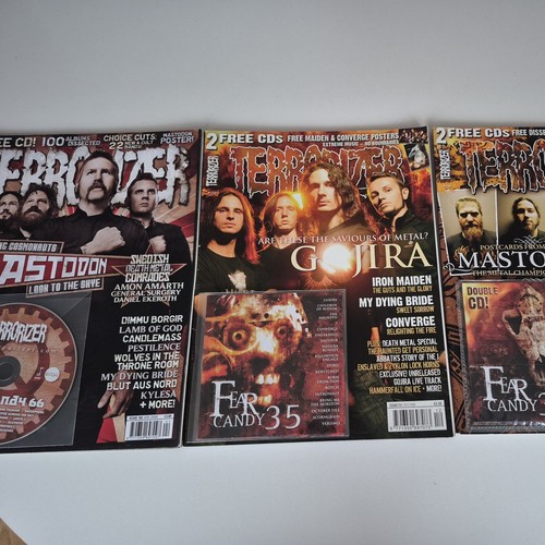 Terrorizer magazine job - magazine, x3