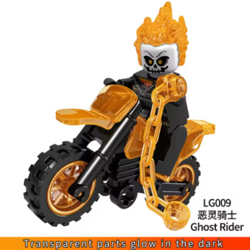 Custom lego ghost rider - custom,