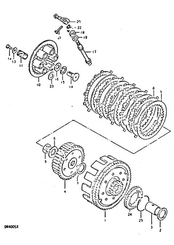Suzuki genuine washer - suzuki, dr400