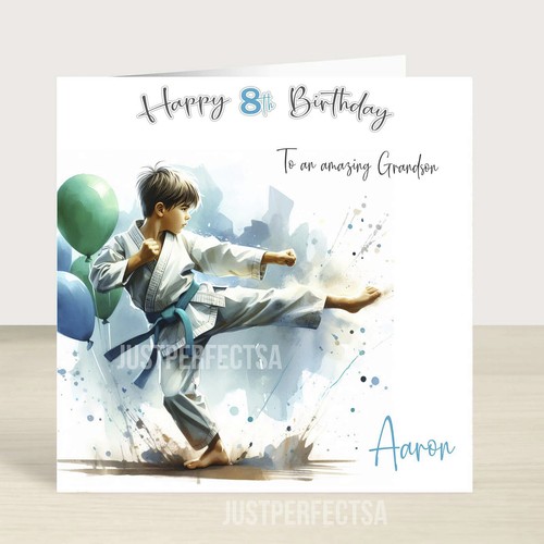 Personalised karate boys - karate,