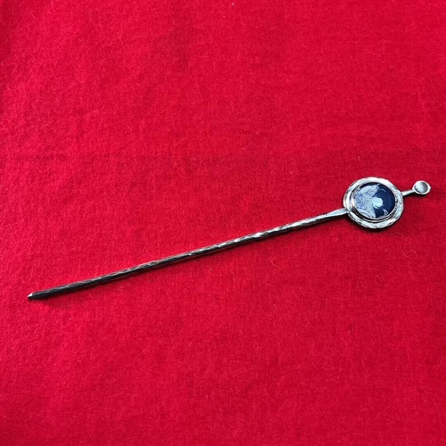 Satsuma button hairpin - button,