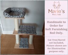 CHEETAH GREY PRINTED, Pet Cat Bed Replacement for Natural Heaven II Cat Tree