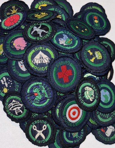 Girl guide cloth sew - guide, on
