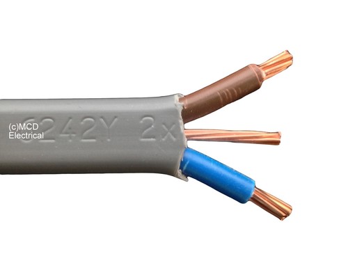 Shower cable 10mm twin - cable,