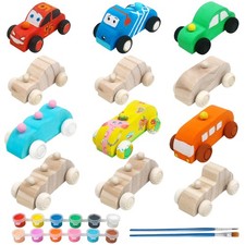 Wooden Cars Unfinished Wood