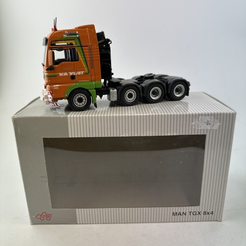 Nzg diecast man tgx 8x4 - diecast,