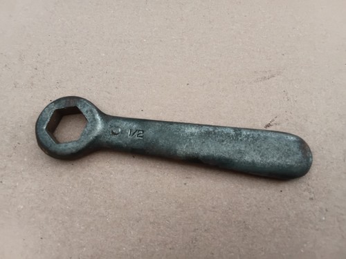 Vintage hex spanner - vintage, 1/2