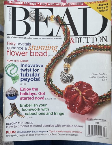 Bead button magazine october - bead,