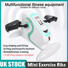 Motorised Mini Exercise Bike Electric Compact Cycle Rehabilitation Fitness Bike