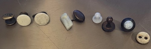 Antique buttons backs - antique, and