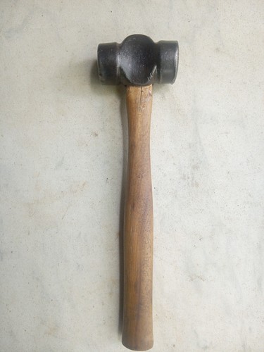 Vintage blacksmith hammer lb - hammer, 2