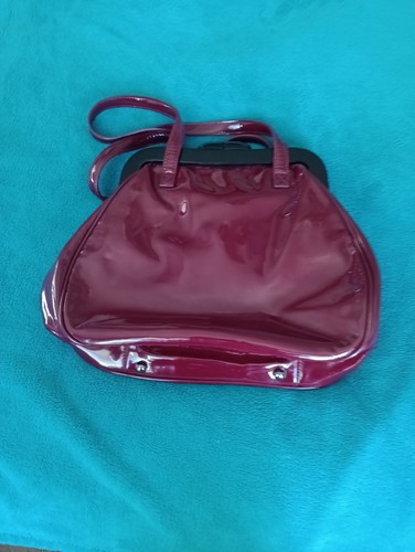 Lulu guinness burgundy patent - lulu,