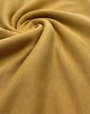 Plain Mustard Ponte 2 Way Stretch Fabric