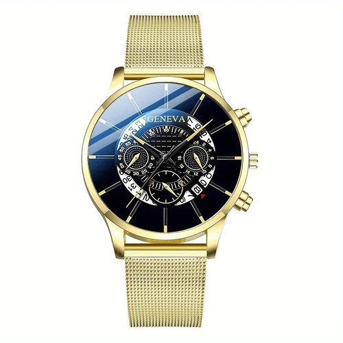 Geneva military mens stainless - geneva,
