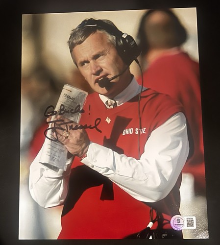 Jim tressel signed autographed - signed,