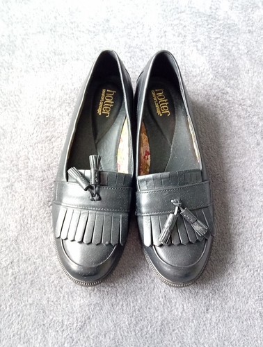 Hotter hamlet black leather - hamlet,