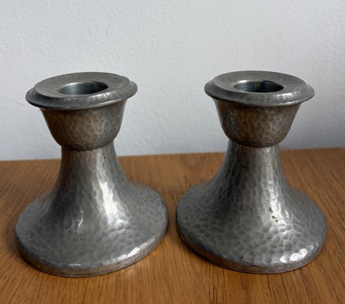 Pair antique liberty tudric - liberty,