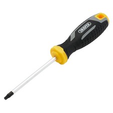 Draper Torx Star Tamperproof Soft Grip Screwdriver T25H x 100mm Magnetic 13423