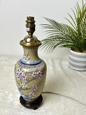 Vintage chinese Cloisonné lamp
