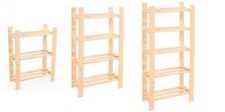 3, 4 & 5 TIER SOLID WOODEN