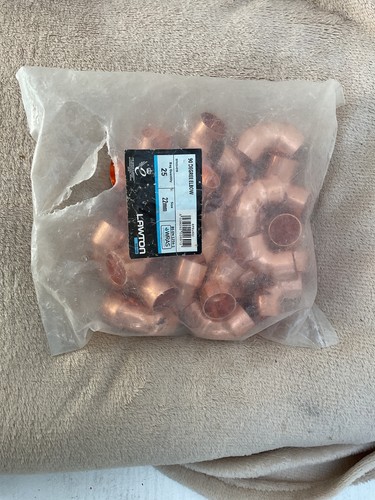 22mm end feed - x,
