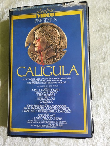 Caligula vhs pal pre cert - pal, pre-cert