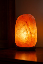 Himalayan salt lamp pink rock - himalayan,