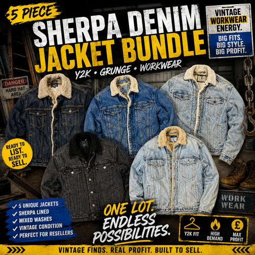 Vintage sherpa lined denim - lined,