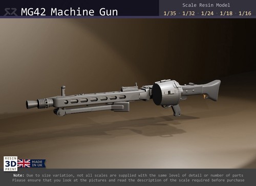 Mg42 machine gun - (mg,