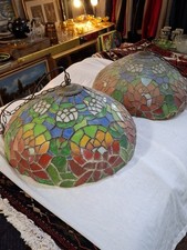 Pair Tiffany Style Lamp Shade