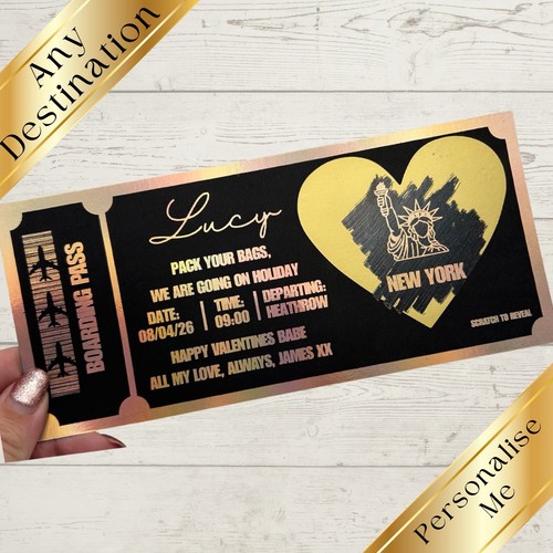 Personalised boarding pass - pass,