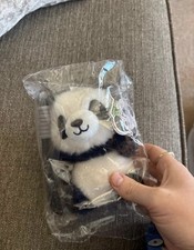 Soft panda with clip - panda,