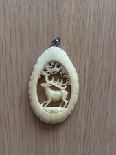 Vintage Carved Deer Stag