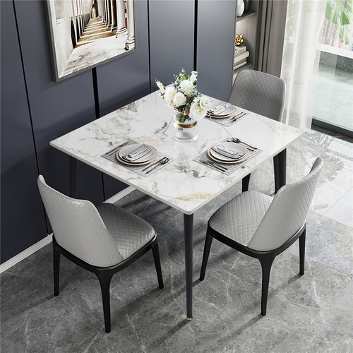 Sqaure kitchen marble dining - marble,