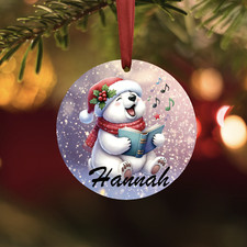 Personalised Acrylic Christmas Bauble Xmas Tree Decoration for Family Gift 2024