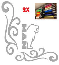 MAN truck window decals x 2