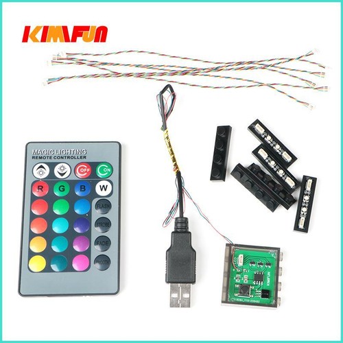 6pcs 1x4 usb rgb light - 6pcs,