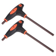 2pcs 7mm Hex Key T-Handle Dual