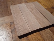 Reclaimed oak parquet blocks