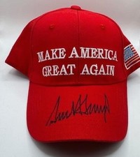 MAGA Hat autographed by Donald