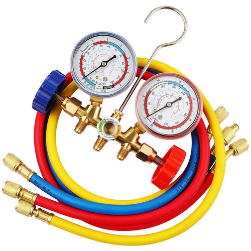 Refrigerant manifold gauge set - manifold,